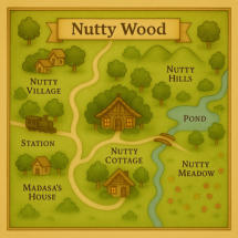 Thumbnail of a map of Nutty Wood